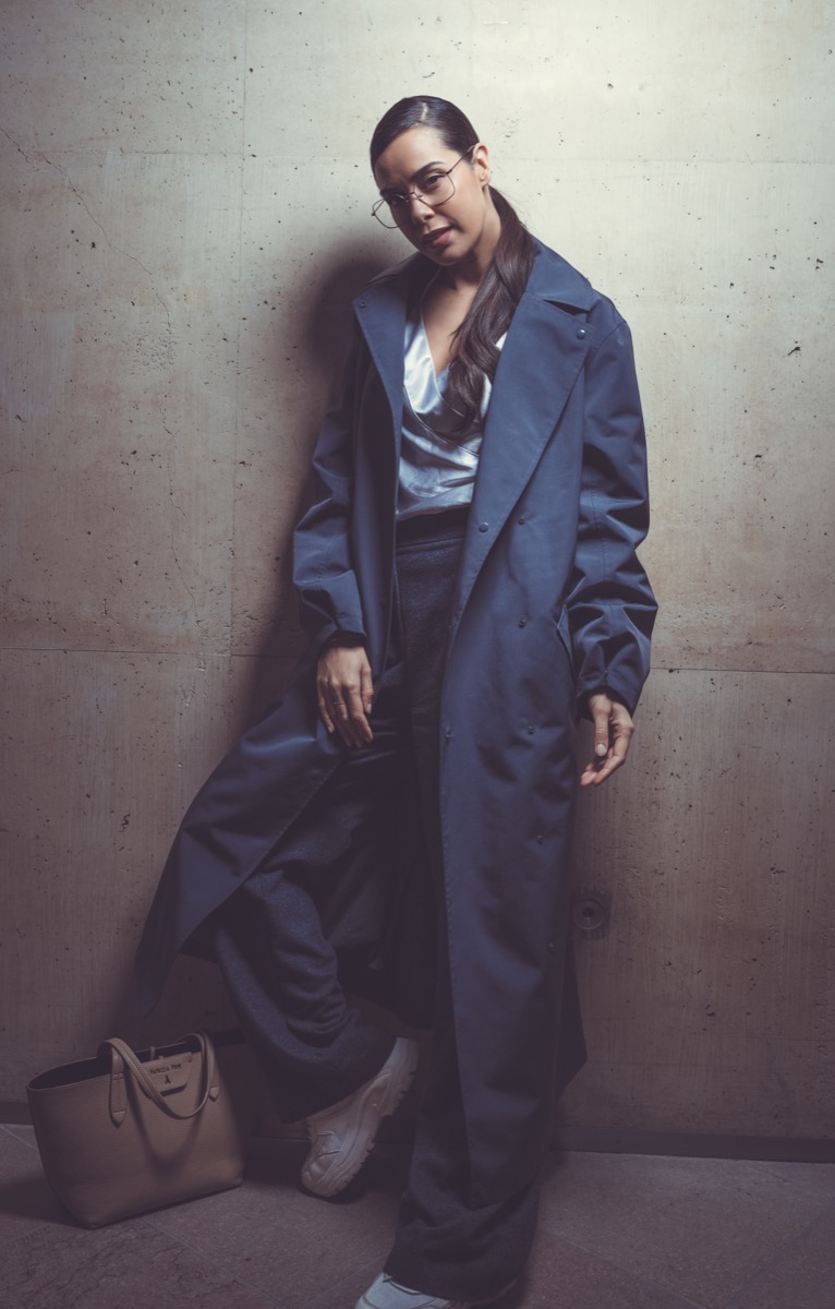 Fashion portrait in studio