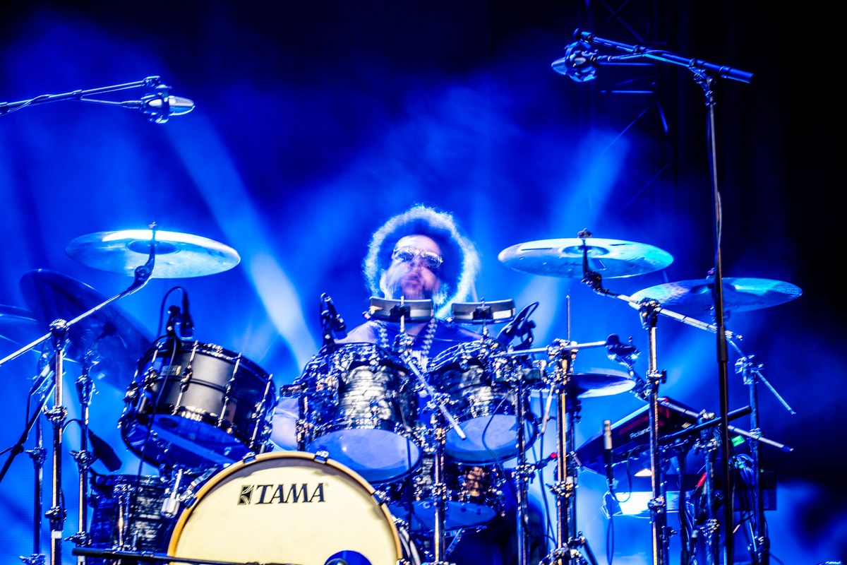 Concertfotografie — drummer tijdens live optreden