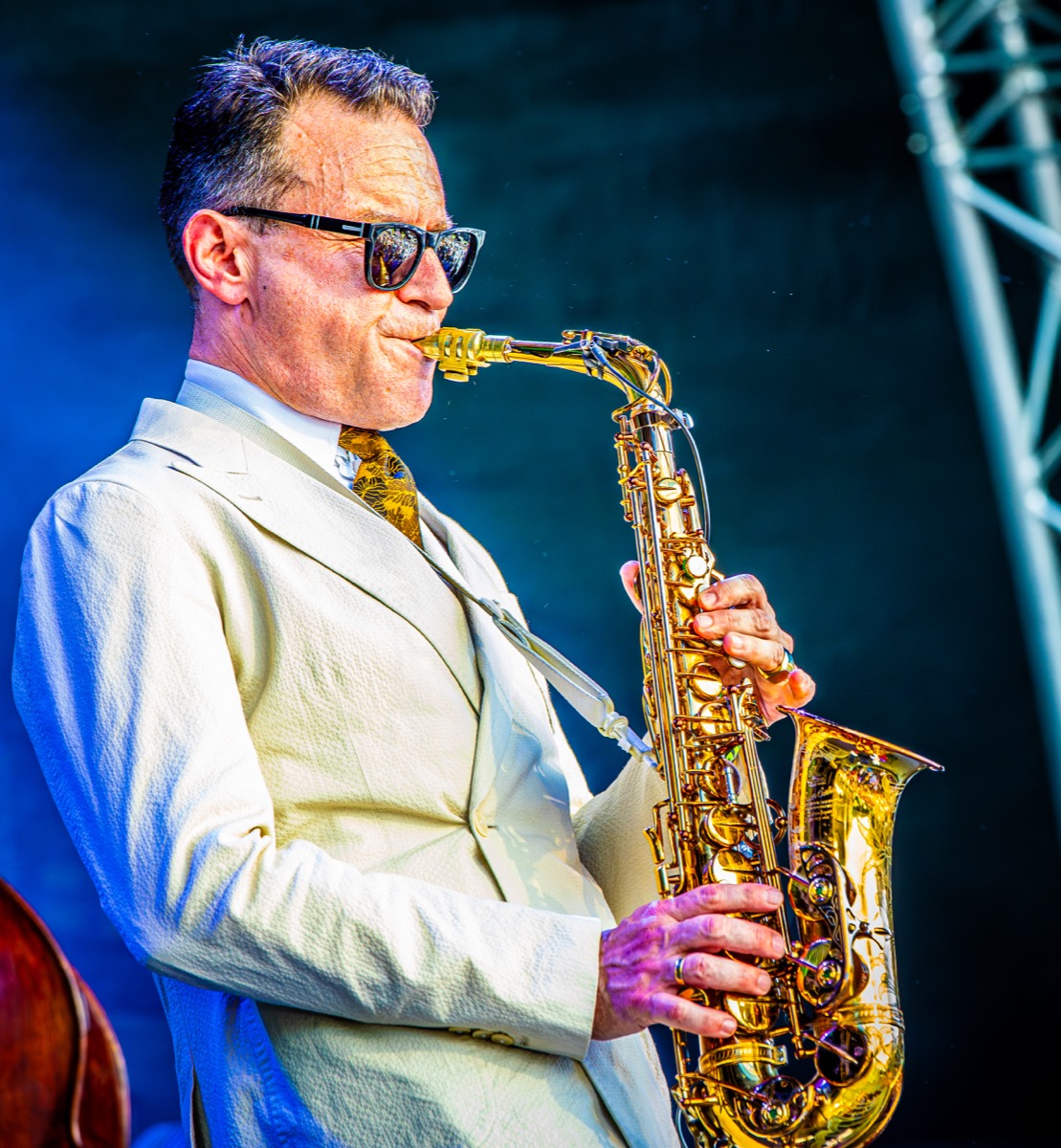 Concertfotografie North Sea Jazz — Benjamin Herman op podium